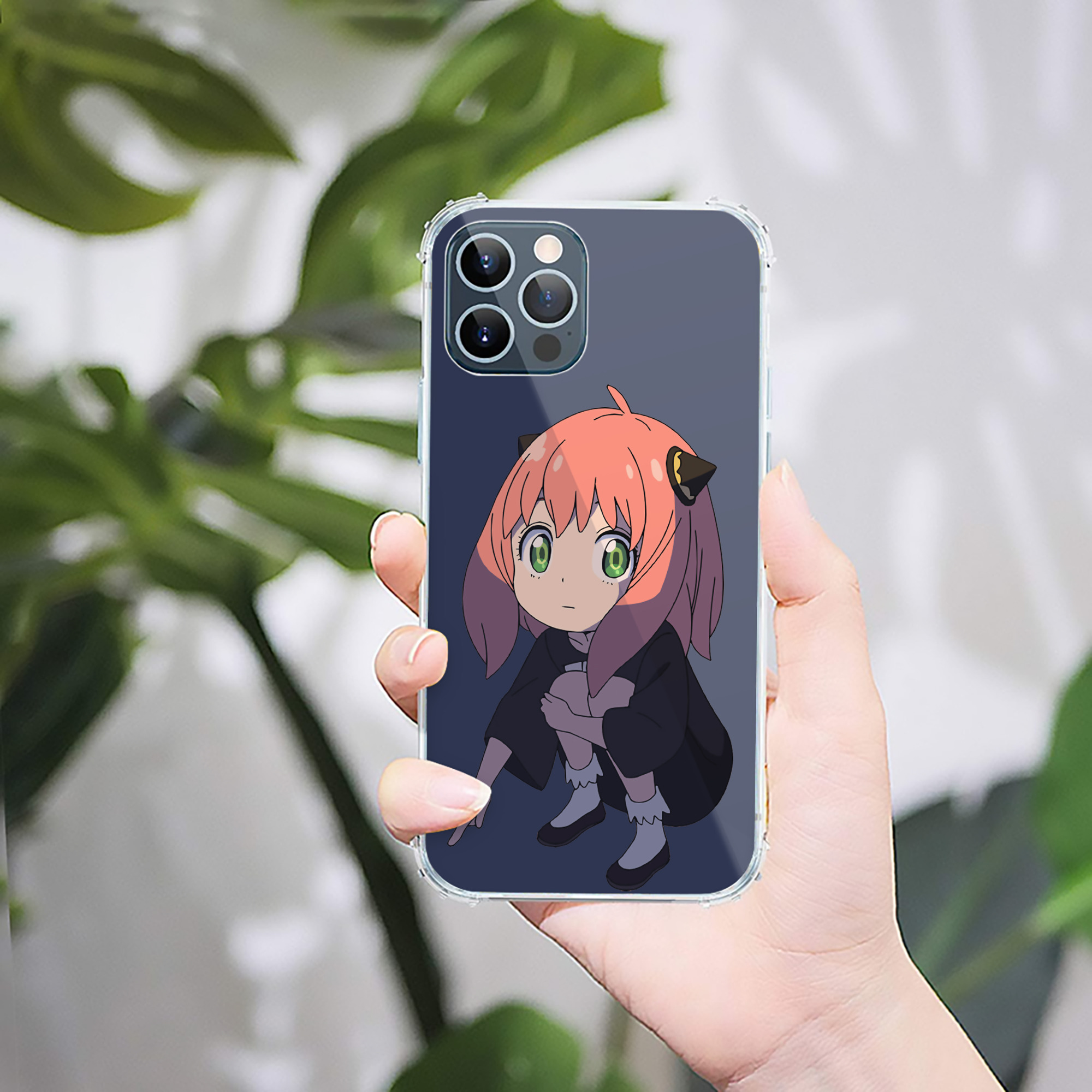 （画像用） SPY×FAMILY间谍家家酒 【iPhone 12シリーズ対応】透明スマホケース（クリアソフトケース）